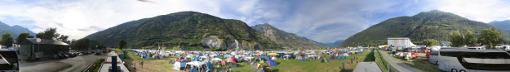 Party am Open Air Gampel